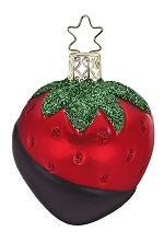 Chocolaty Strawberry<br>Inge-glas Ornament